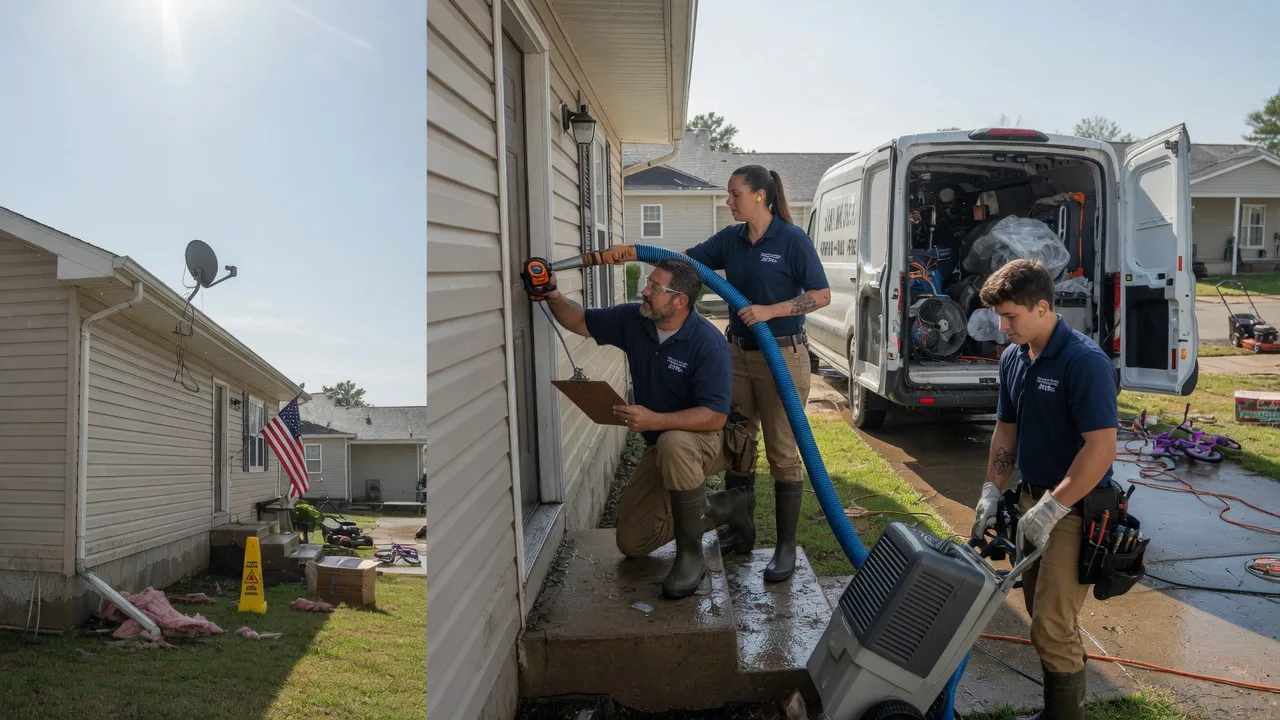 Ceiling Water Damage Restoration in Warrensburg, MO near me